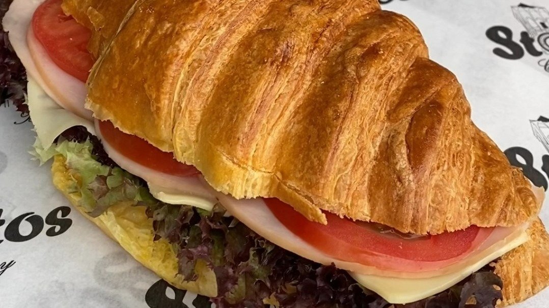 Giant Croissant Turkey & Cheese