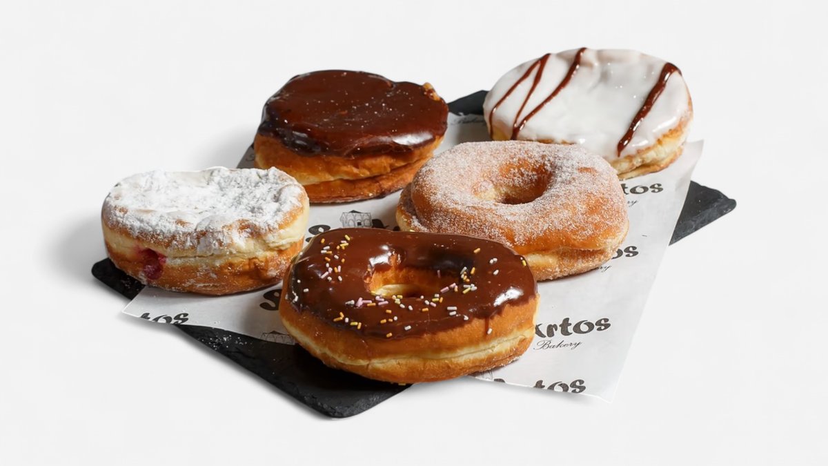 Bueno Filled Donut covered with Chocolate