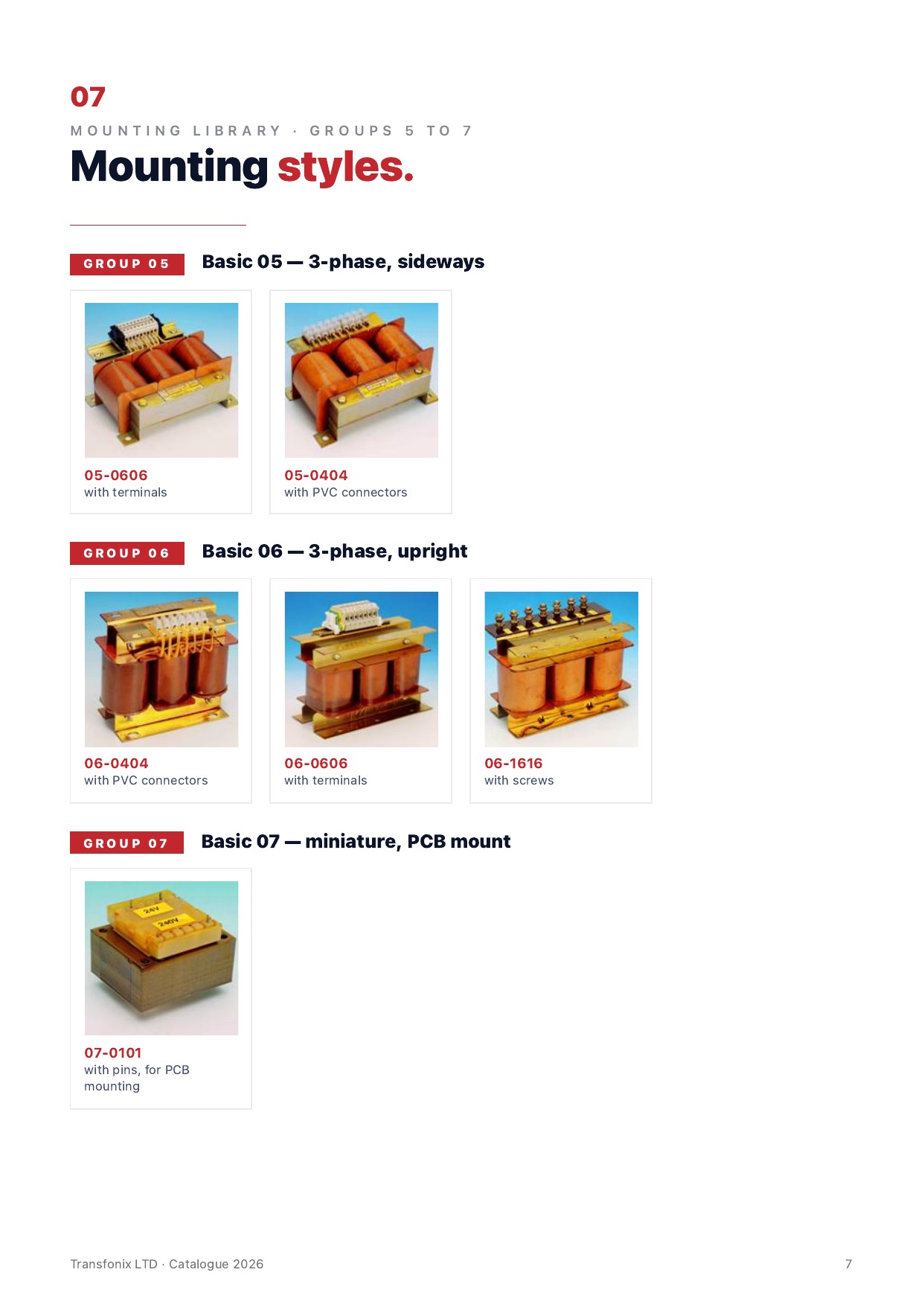 Page 7 — Mounting · 5–7